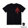 Bantha Skull Boba Fett Red Logo T-Shirt
