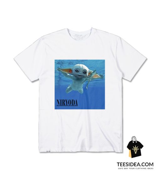 Baby Yoda Nirvana Parody T-Shirt