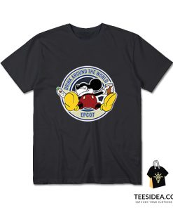 Drunk Mickey Around The World Epcot T-Shirt