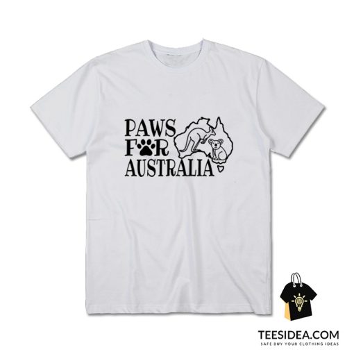 Koala and Kangaroo Paws for Australia T-Shirt