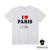 Paris Hilton I Love Paris T-Shirt