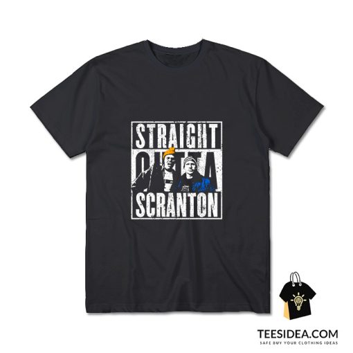 Straight Outta Scranton Lazy Scranton T-Shirt