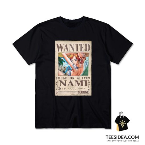 Nami Wanted Poster T-Shirt