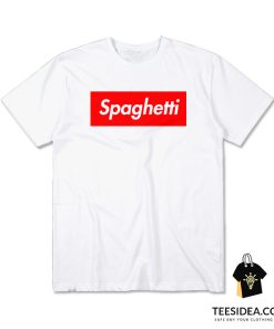 Spaghetti Red Box Logo T-Shirt