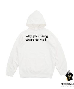 Why You Being Weird To Me Hoodie