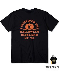 I Survived The Halloween Blizzard Of '91 T-Shirt