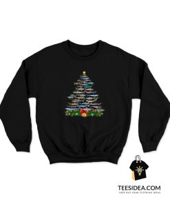 Christmas Tree Shark Lovers Sweatshirt
