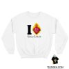 I Sacred Heart Being Catholic Sweatshirt