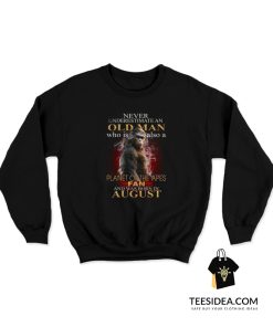 Never Underestimate Old Man Who Is Also A Planet Of The Apes Fan Sweatshirt