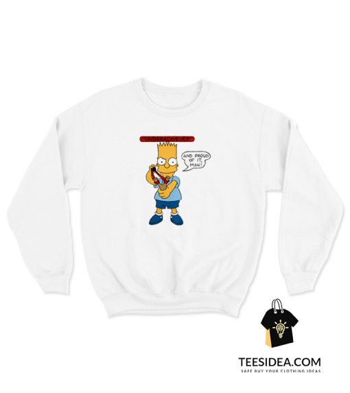 Bart Simpson Underachiever And Proud Of It Sweatshirt