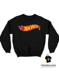 Hot Mess Hot Wheels Logo Parody Sweatshirt
