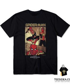 Marvel Spider Man No Way Home Spider Man Panel Poster T-Shirt