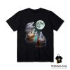 Three Opposum Moon With 3 Possums And Dead Moon T-Shirt