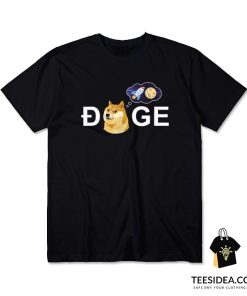 Dogecoin Doge HODL To The Moon Crypto Meme T-Shirt