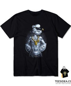 Popeye The Sailor Man Gangster Thug T-Shirt