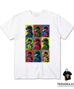 Steven Spielberg Jurassic Park Dinosaur Pop Art T-Shirt