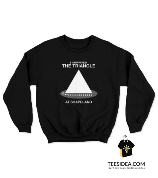 I Survived The Triangle At Shapeland Sweatshirt