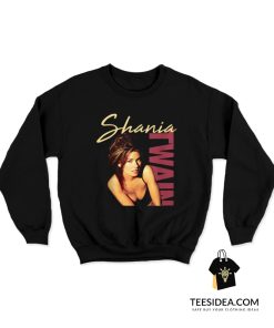 Shania Twain Color Photo Sweatshirt