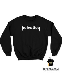 Vintage Heavy Metal Helvetica Sweatshirt