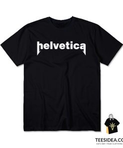 Vintage Heavy Metal Helvetica T-Shirt