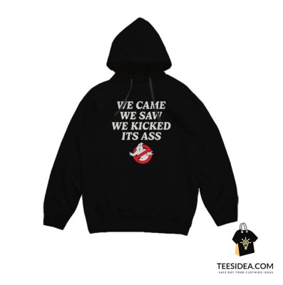 We Came We Saw We Kicked Its Ass Hoodie