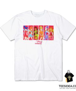 Winx Club Fairies Grid Girls T-Shirt