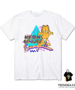 Neon Genesis Evangelion Garfield Vintage T-Shirt