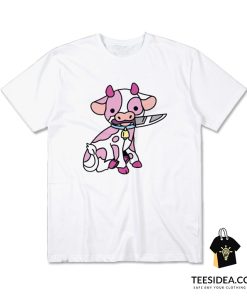 Pink Cow Knife T-Shirt