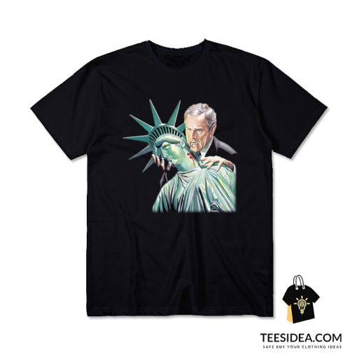 George Bush Statue of Liberty Vintage T-Shirt
