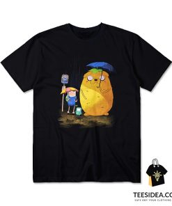 My Nighbor Jake Adventure Time x My Neighbor Totoro T-Shirt
