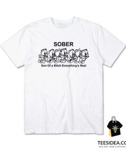 Sober Son Of A Bitch Everything's Real T-Shirt