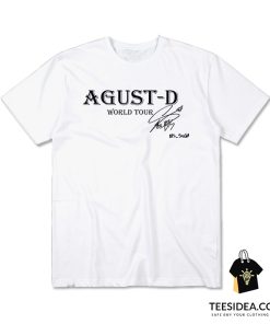 BTS Agust D World Tour Signature T-Shirt