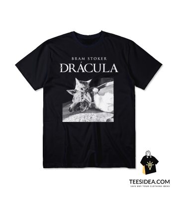 Bram Stoker Dracula Cat T-Shirt